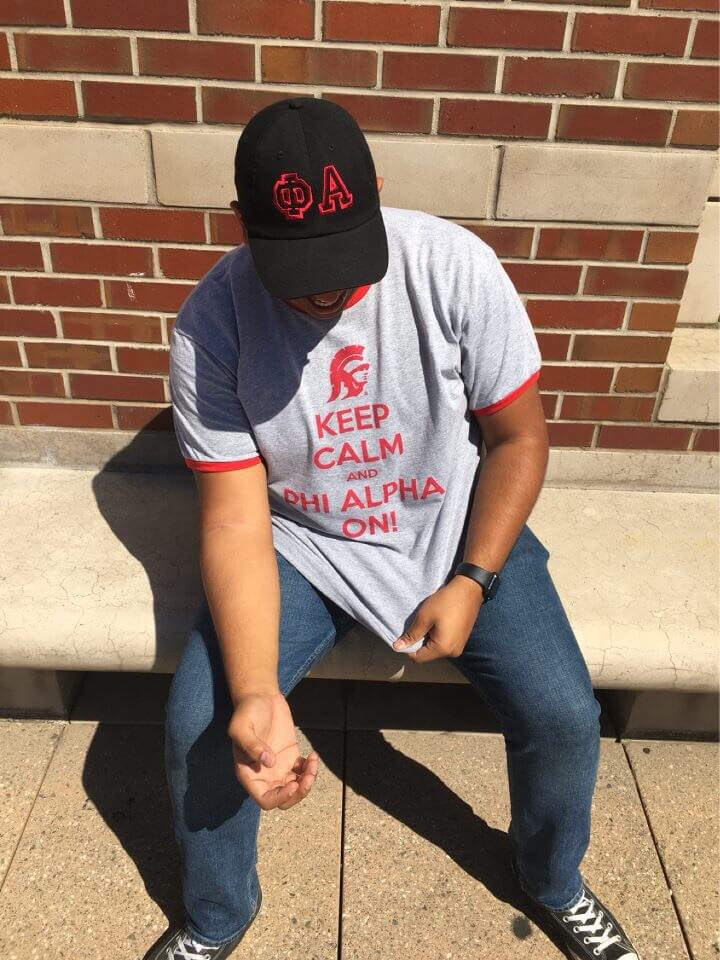 "Keep Calm and Phi Alpha On!" T-Shirt